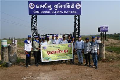 કામધેનુ યુનિવર્સિટી ધ્વારા રોહિકા, તા.બાવળા ખાતે વૃક્ષારોપણ કાર્યક્રમ યોજાયો. કામધેનુ યુનિવર્સિટી ધ્વારા રોહિકા, તા.બાવળા ખાતે વૃક્ષારોપણ કાર્યક્રમ યોજાયો.