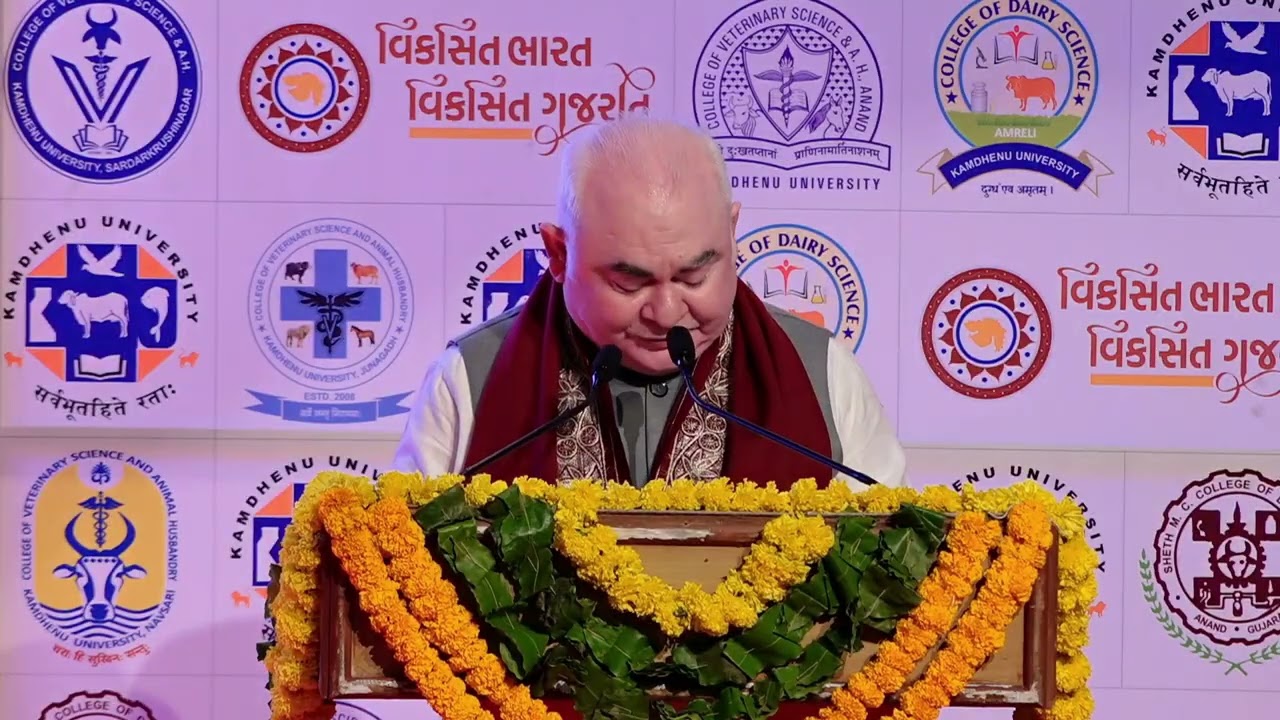 11th Annual Convocation of Kamdhenu University - Speech of Dr. N. H. Kelawala, Hon'ble Vice Chancellor of Kamdhenu University 11th Annual Convocation of Kamdhenu University - Speech of Dr. N. H. Kelawala, Hon'ble Vice Chancellor of Kamdhenu University