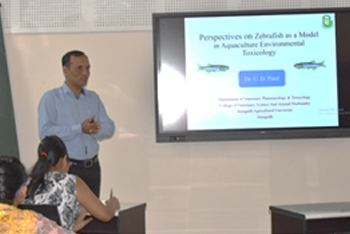 Lecture given by Dr. U. D. Patel, Asso. Prof., COVSAH, JAU Lecture given by Dr. U. D. Patel, Asso. Prof., COVSAH, JAU