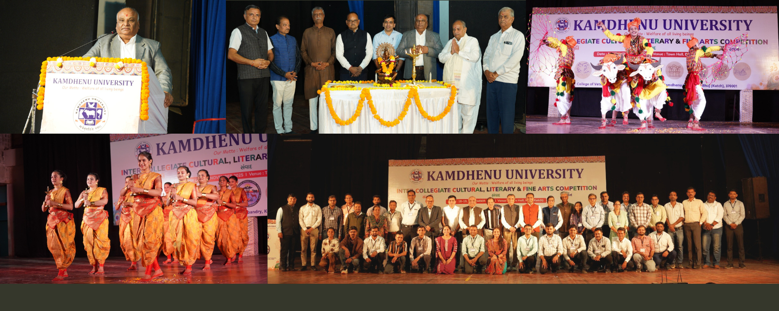 Inter-Collegiate Cultural, Literary and Fine Art event's Competitions by Veterinary College, Kamdhenu University, Bhuj