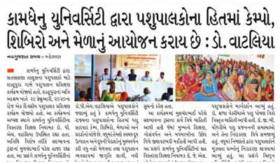 Training Camp on Animal Husbandry