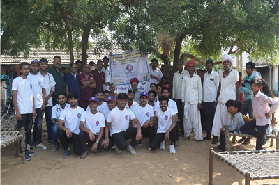 "Deworming camp for sheep and goat" organized by NSS Unit, College of Veterinary Science & A.I, KU, Sardarkrushinagar and NSS Unit, Polytechnic in A.H, Sardarkrushinagar