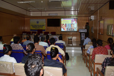Special talk on Anti-drug and Anit-tobacco awareness programme at COVS, S K Nagar