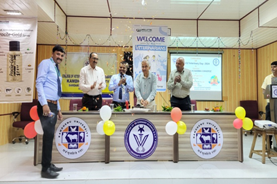 Pharmacie-Academia Converse organized at Veterinary College, KU, Sardarkrushinagar, on occasion of World Veterinary Day 2024