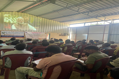 Pashu Vigyan Kendra, Waghai (Dang) organized the live webcast of Hon’ble Prime Minister Shri Narendra Modi.