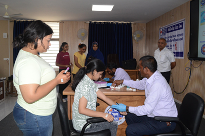 Thalassemia Testing and CPR Training Programme Organized at College of Veterinary Science & A.H., Kamdhenu University, SardarKrushinagar.