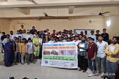 One One-day training organized by the Fisheries Research Station, Okha, on “Introduction to seaweed and revenue generation through cultivation”