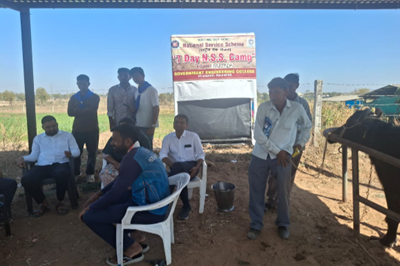 College of Veterinary Science and A.H, Kamdhenu University, Sardarkrushinagar organized animal Treatment Camp and guidance Shibir at Parpada Village, 7th March 2026