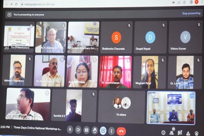 Kamdhenu University - CoVS, Navsari Organised "Three days Online National Workshop"
