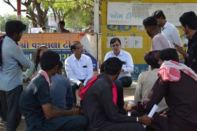 Visit of Scientist of Kamdhenu University to sheep/goat breeders of Surendranagar and Kutch