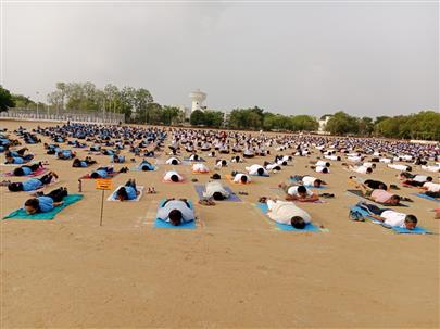 International Yoga Day Celebration (21 St June) at Veterinary College Sardarkrushinagar