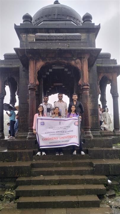 Kamdhenu University participated in National Integration Camp of NSS at Barumal (Shree Sadgurudham)