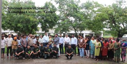 Celebration of 17th foundation day of Kamdhenu University, Gandhinagar at Livestock Research Station, KU, Navsari.