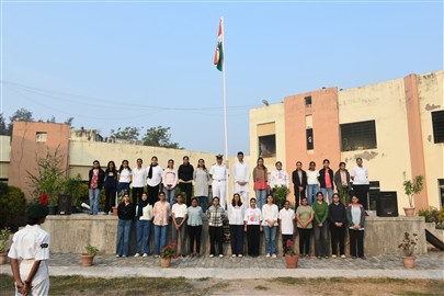 Celebration of Republic Day at College of Veterinary Sci. & AH. Kamdhenu University, Navsari