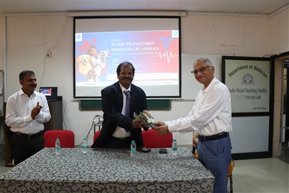 Two-Day Training on ‘Blood Transfusion Protocols in Animals’ Successfully Conducted at College of Veterinary Science & AH, Kamdhenu University, Anand