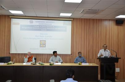 Mr. Rajiv Gandhi, CEO & MD, Hester Bioscience Ltd visited CDS, Amreli