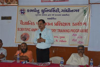 Dairy Farmers Training Programme on 22 September, 2017 at Nardipur, Kalol