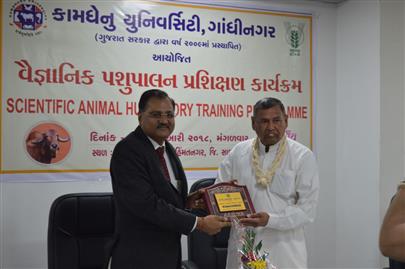 Dairy Farmers Training Programme on 9 January,2018 at PAH, Rajpur, Ta. Himmatnagar