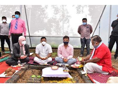 Bhoomi Pujan - KU - Center of Excellence in Aquaculture, Ukai - 25.06.2021