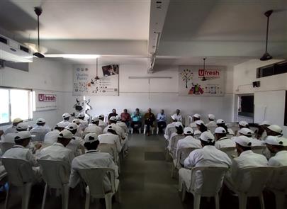 Total 39 students of 6th Semester B.Tech. (Dairy Technology) programme of College of Dairy Science, Amreli, Kamdhenu University scheduled the educational industrial visit on 22 nd April 2023 along with 2 Faculty members Mr.M.N.Hingu & Mr. Subhash Prasad at Ufresh Milk &Food Products, Rajkot.