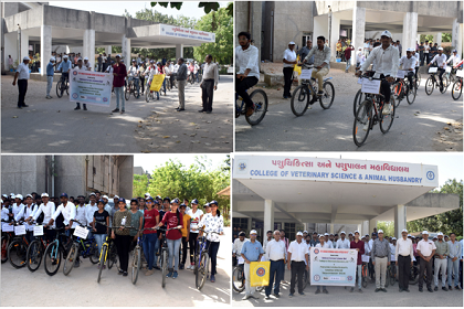 Fit India Freedom Rider Bicycle Rally program On World Bicycle Day Celebration