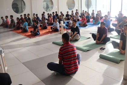 CoVS Navsari celebrates International Yoga Day