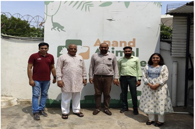 કામધેનુ વિશ્વવિદ્યાલયના માન. કુલપતિશ્રી ડૉ. પી. એચ. ટાંક સાહબેની આણંદ એનીમલ હેલ્પલાઇનના મુખ્ય મથકની મુલાકાત