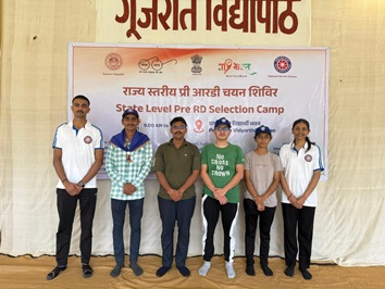 Kamdhenu University Participated in the State Level NSS Pre-Republic Day Parade Camp.