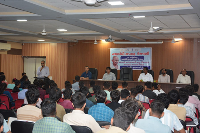 Elocution Competition organized on the Occasion of Gandhi Jayanti under “Nashabandi Week Celebration - 2025” at PAH, Rajpur (Nava).