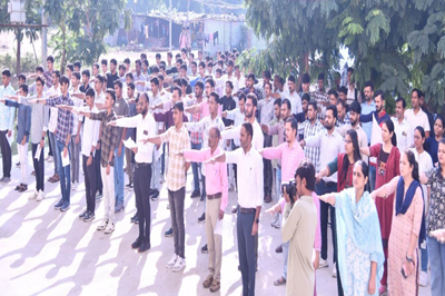 Celebration of 150 Years of the National Song Vande Mataram at Himmatnagar Campus, KU, Rajpur (Nava). Celebration of 150 Years of the National Song Vande Mataram at Himmatnagar Campus, KU, Rajpur (Nava).