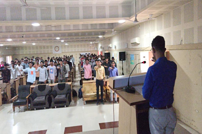5th Year of Nasha Mukt Bharat Abhiyaan Pledge Celebration at Veterinary College, Kamdhenu University, Junagadh. 5th Year of Nasha Mukt Bharat Abhiyaan Pledge Celebration at Veterinary College, Kamdhenu University, Junagadh.