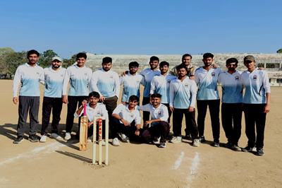 College of Dairy Science, Amreli students actively participated in the Inter-College Cricket Boys Tournament 2025-26, organized by the College of Veterinary Science & A.H., Sardar Krushinagar, Kamdhenu University on 15th to 17th February, 2026 College of Dairy Science, Amreli students actively participated in the Inter-College Cricket Boys Tournament 2025-26, organized by the College of Veterinary Science & A.H., Sardar Krushinagar, Kamdhenu University on 15th to 17th February, 2026