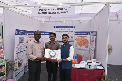 Pashu Vigyan,Kendra, Waghai, Participated in the National Dairy Mela & Agri. Expo1026 at ICAR-NDRI, Karnal