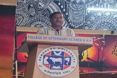Orientation programme conducted for intern students of College of Veterinary Science & A.H., KU, Junagadh