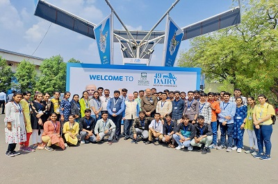 College of Dairy Science, Kamdhenu University, Amreli participated in 49th Dairy Industry Conference and Exhibition organized by IDA which was hosted by Gujarat state after 27 years, Total 50 Student of CDS, Amreli participated in it.